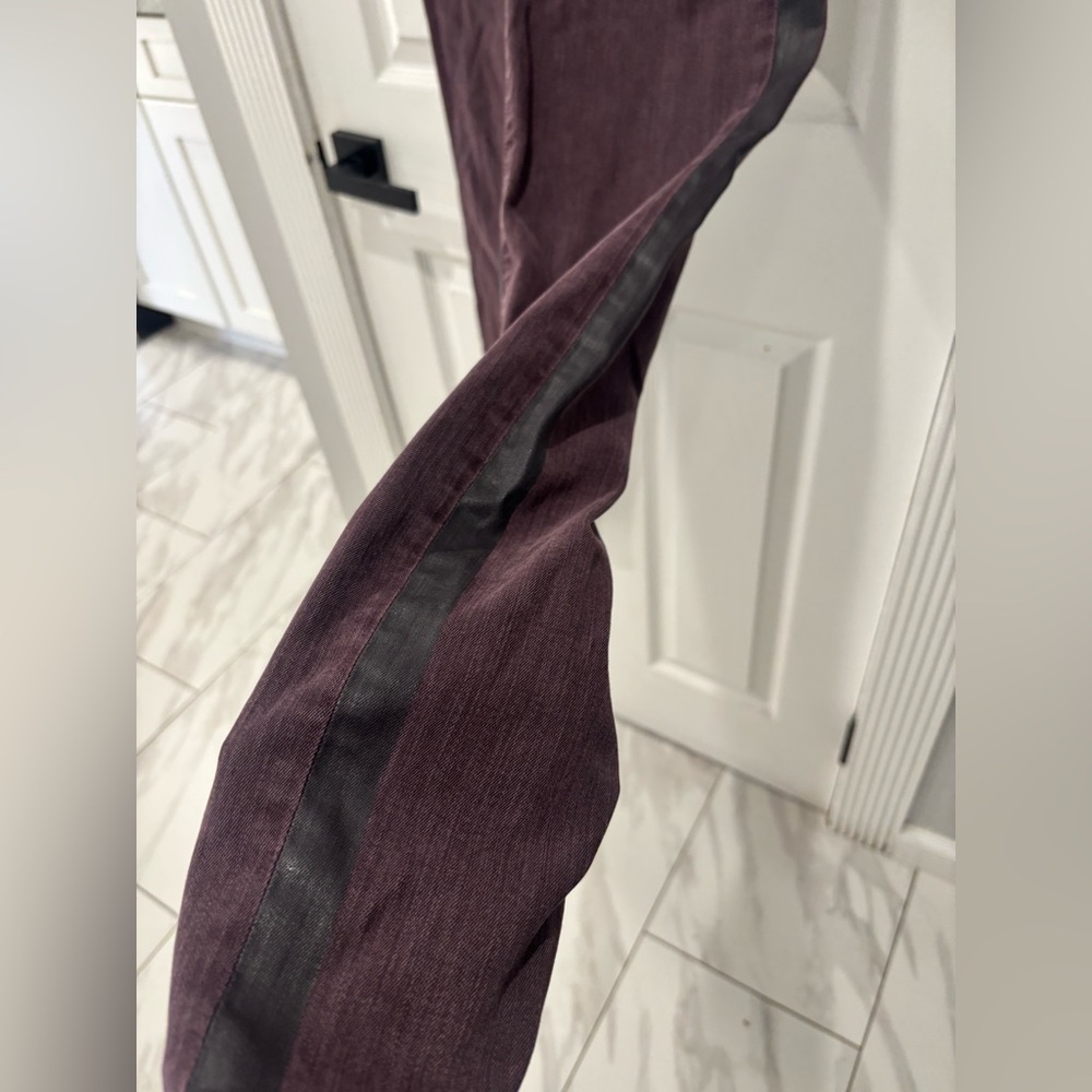 Vince Dylan Skinny Wine Red Jeans Size:27 , Womens - Picture 15 of 16